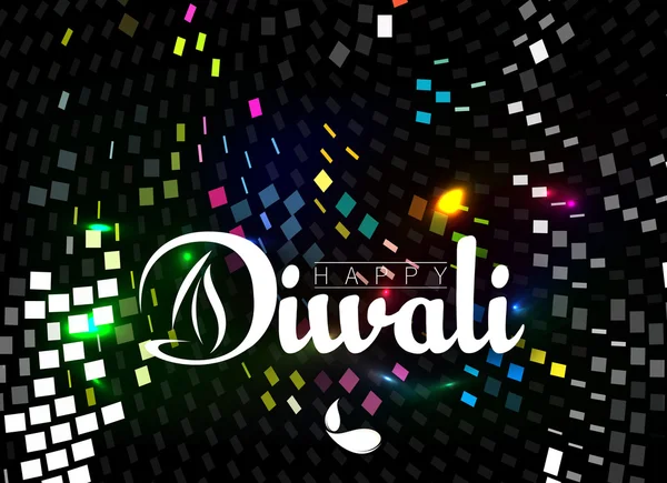 Glücklicher diwali Hintergrund — Stockvektor