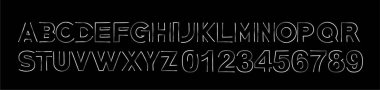 Alfabe Metin Tasarımının Altın Renkli Modern Yazı Tipi Kümesi.