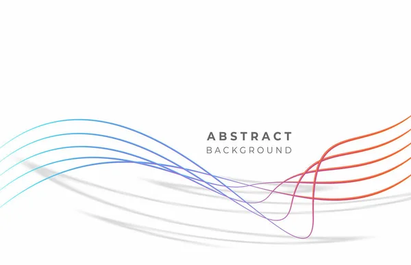 Linha Onda Arco Íris Abstrato Com Espaço Seu Texto Ilustração —  Vetores de Stock