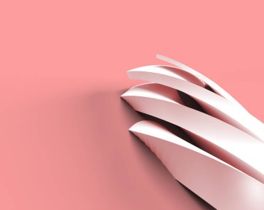 Dalgalarla soyut arkaplan oluşturuluyor. Yaratıcı Mimari Kavram.