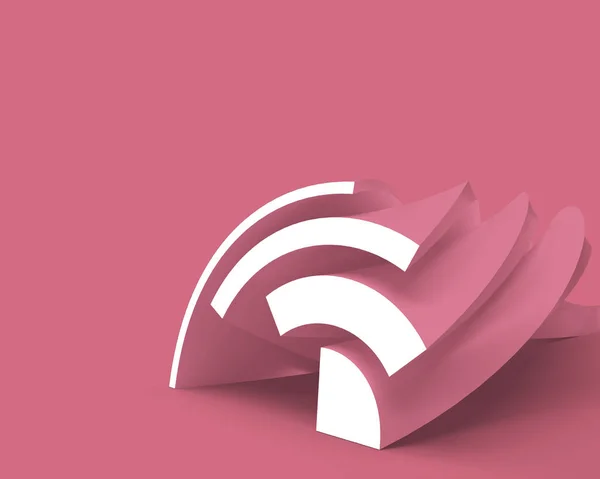 Internet Web Kommunikationskonzept Rss Symbol Icon Oder Buttondesign — Stockfoto