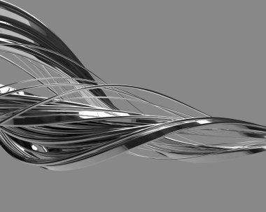 Dalgalarla soyut arkaplan oluşturuluyor. Yaratıcı Mimari Kavram.