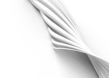 Dalgalarla soyut arkaplan oluşturuluyor. Yaratıcı Mimari Kavram.