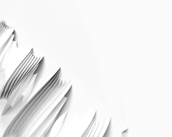 Render Wave Band Surface Абстрактний Фон Цифрова Ілюстрація Дизайн — стокове фото
