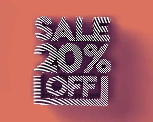 Sale Discount Banner Discount Offer Illustration Design — 스톡 사진