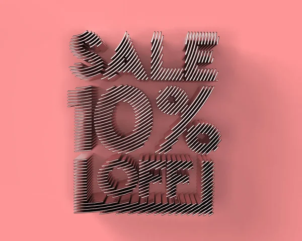 Sale Discount Banner Discount Offer Illustration Design — 스톡 사진