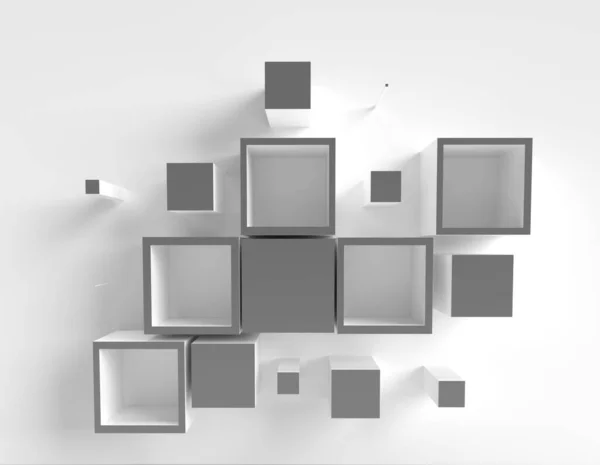 Abstract Geometrische Achtergrond Concept Illustratie — Stockfoto