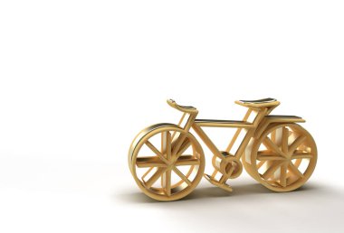 3B Render Modern Bisiklet 3D Sanat Tasarımı Flyer Posteri İllüstrasyonu.