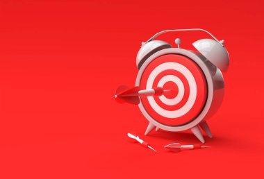 3B Render Alarm Saati Hedefi ok Zaman Yönetimi, Planlama, İş Hedefleme ve Akıllı Çözümler Tasarımı.