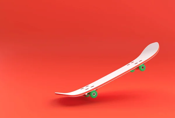 Скейтборд Render Illustration Изолирован Цветном Фоне — стоковое фото