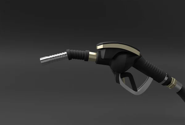 Render Bränslepump Munstycke Isolerad Färg Bakgrund — Stockfoto