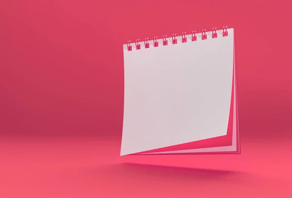 Render Notebook Model Met Schone Blanco Voor Ontwerp Reclame Illustratie — Stockfoto