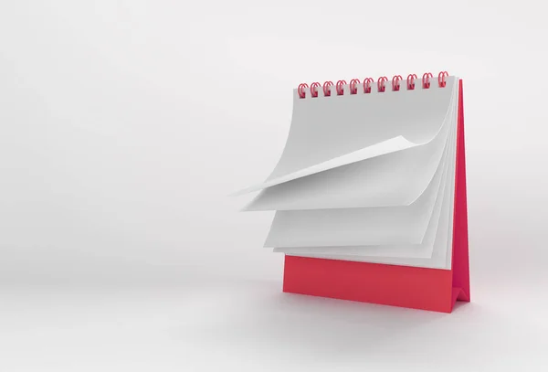 Render Notebook Глузує Чистою Порожнечею Дизайну Реклами Ілюстрація Перспективи — стокове фото