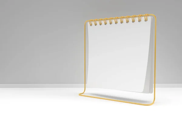 Render Notebook Model Met Schone Blanco Voor Ontwerp Reclame Illustratie — Stockfoto