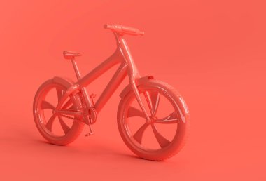 3D Render Concept of Modern Cycling  3D art design illustration.