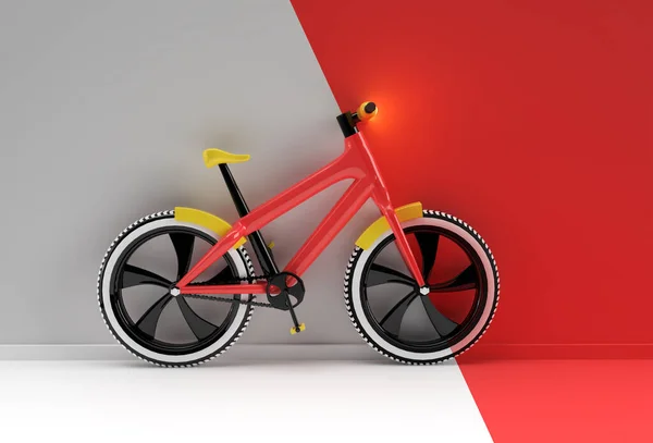 Conceito Renderização Ciclismo Moderno Ilustração Design Arte — Fotografia de Stock