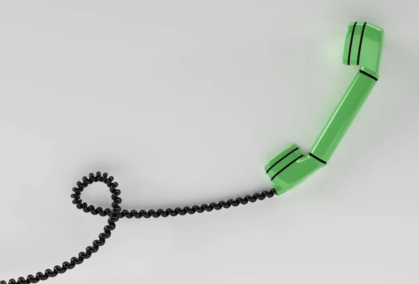 Render Begreppet Telefon Mottagare Konst Design Illustration — Stockfoto
