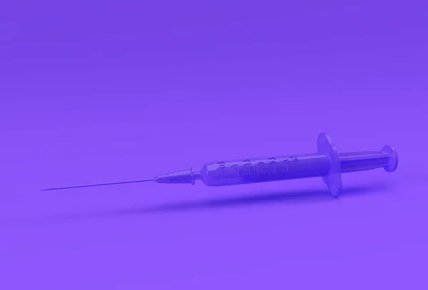Render Syringe Vaccine Vaccination Injection Flu Shot Medical Equipment Design — Stock Photo, Image