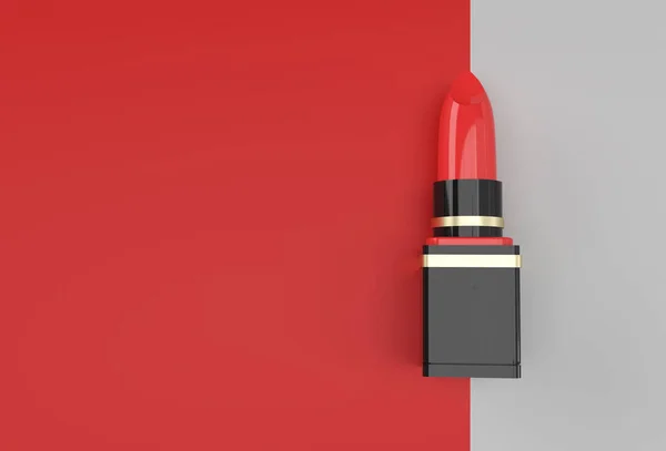 Render Lipsticks Mockup Cosmetic Package Design Illustration — Stockfoto