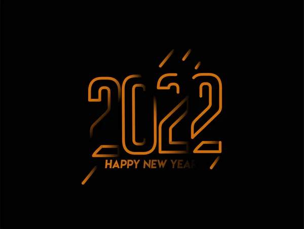 快乐新年2022日历 新年假期卡片设计元素 日历横幅装饰海报 病媒图解背景 — 图库矢量图片
