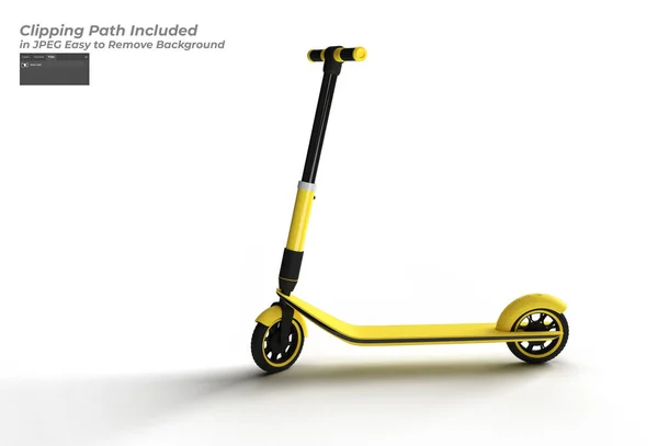 Push Scooter Pen Tool Created Clipping Path Included Jpeg Easy — Stock Photo, Image