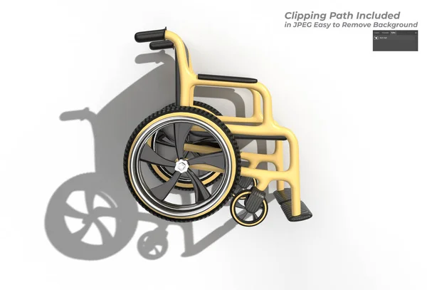 Wheelchair Pen Tool Created Clipping Path Included Jpeg Easy Composite — Stock Photo, Image