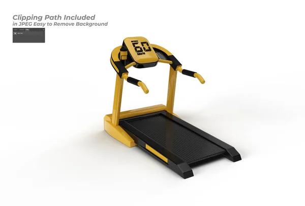 Treadmill Running Machine Pen Tool Created Clipping Path Included Jpeg — Stock Photo, Image