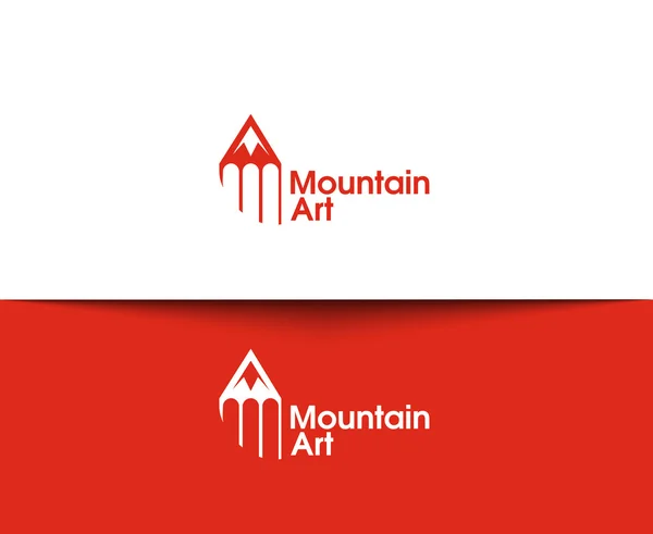 Логотип Mountain Vector — стоковый вектор