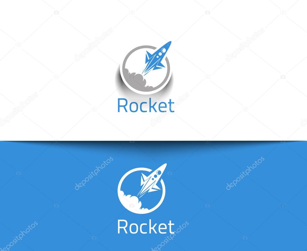 Abstract Rocket Logo
