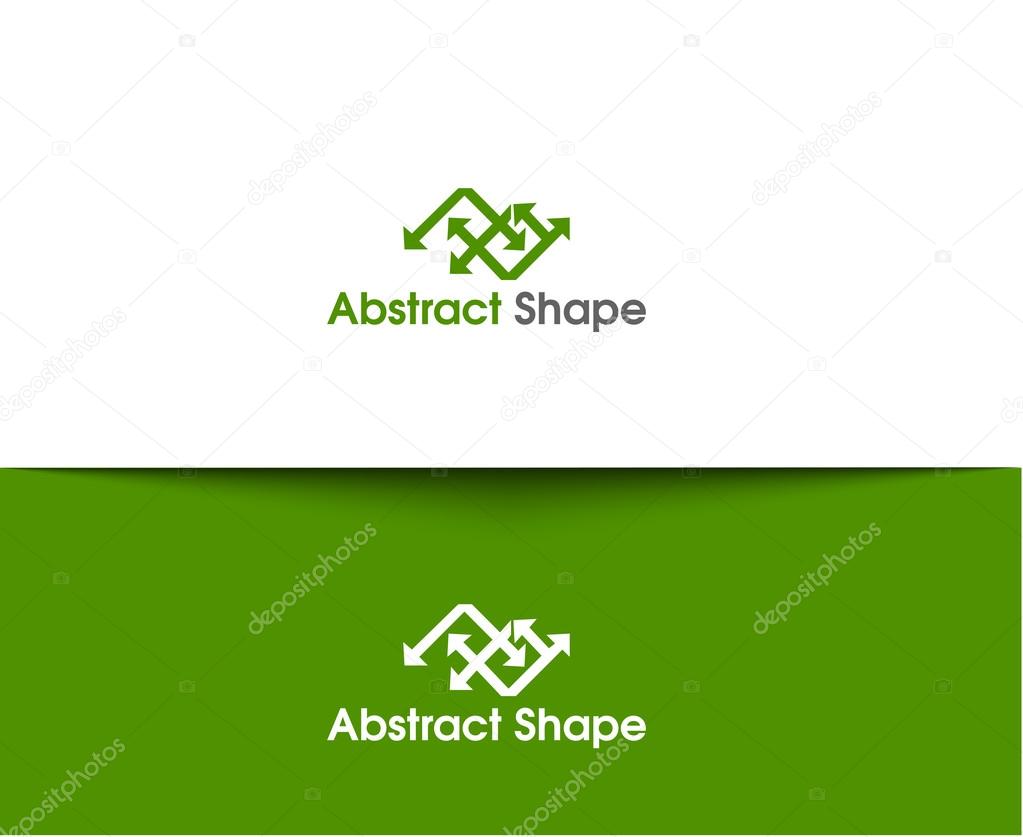 Abstract Shape Web Icons and Vector Logo