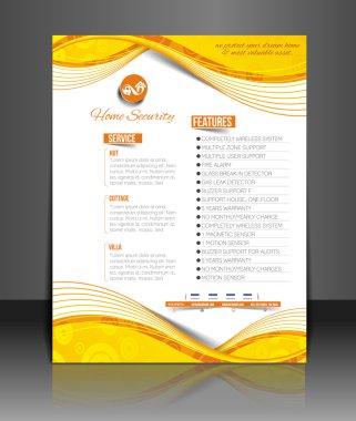 Emlakçı broşürü.