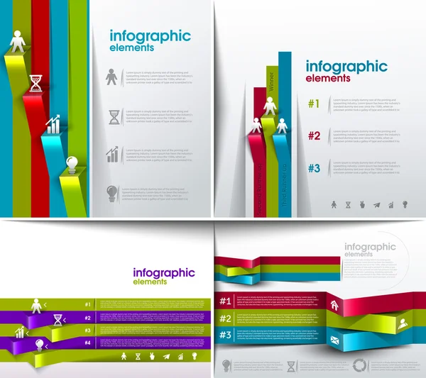 Infographics Banner Design — Stock Vector