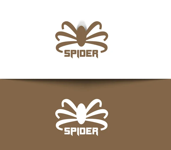 Spinne für Logo-Design — Stockvektor