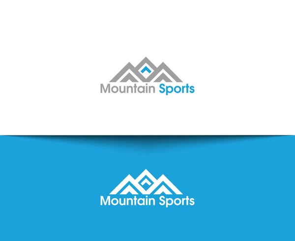 Web de montaña Icono — Vector de stock