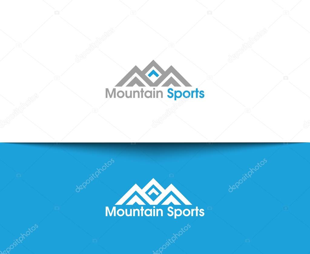 Mountain web Icons and vector logo