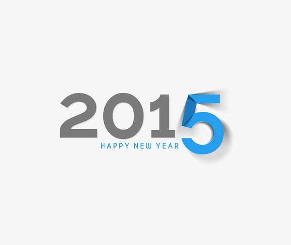 Feliz Ano Novo 2015 Design de Texto — Vetor de Stock