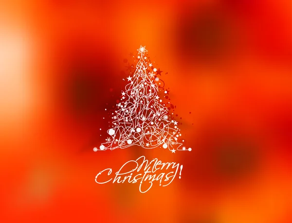 Christmas tree background — Stock Vector