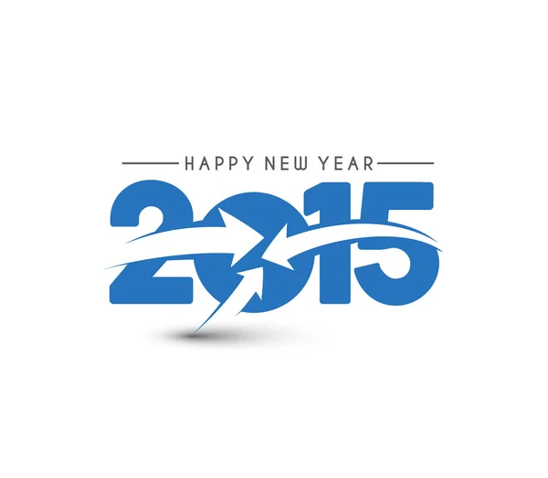 新年快乐 2015年背景 — 图库矢量图片