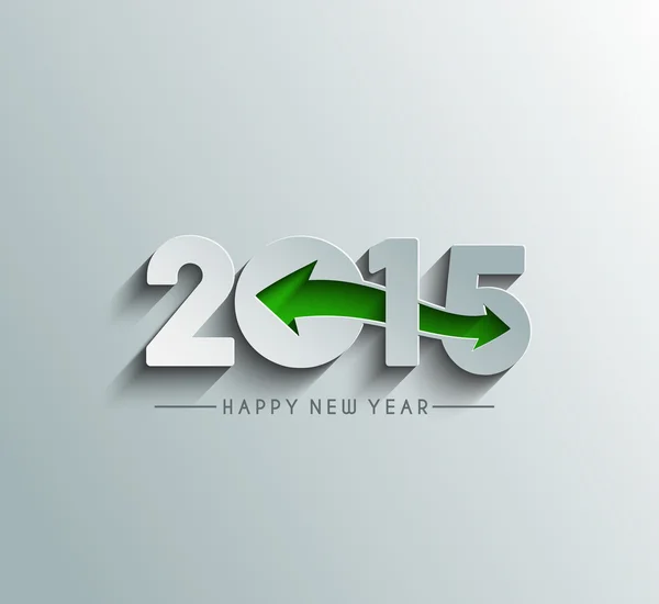 Frohes neues Jahr 2015 Hintergrund — Stockvektor