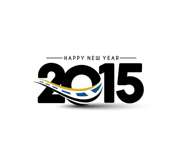 Boldog új évet 2015 háttér — Stock Vector