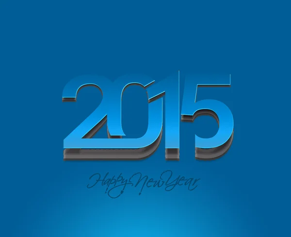 Feliz Ano Novo 2015 Fundo — Vetor de Stock