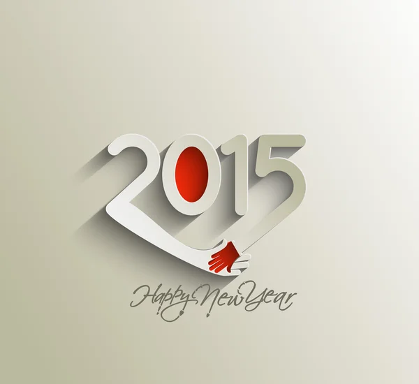 Felice anno nuovo 2015 Sfondo — Vettoriale Stock