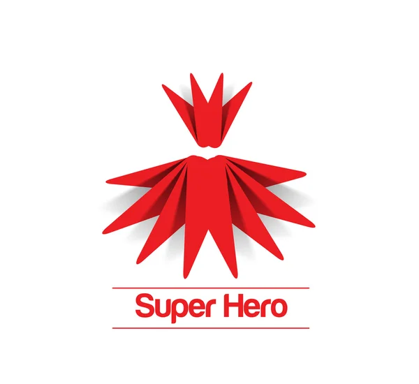 Super Hero logo — Stock Vector