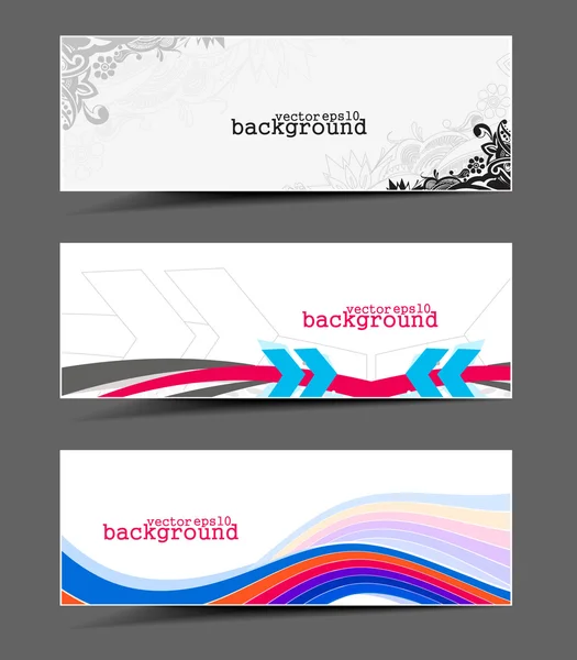 Design de banners — Vetor de Stock