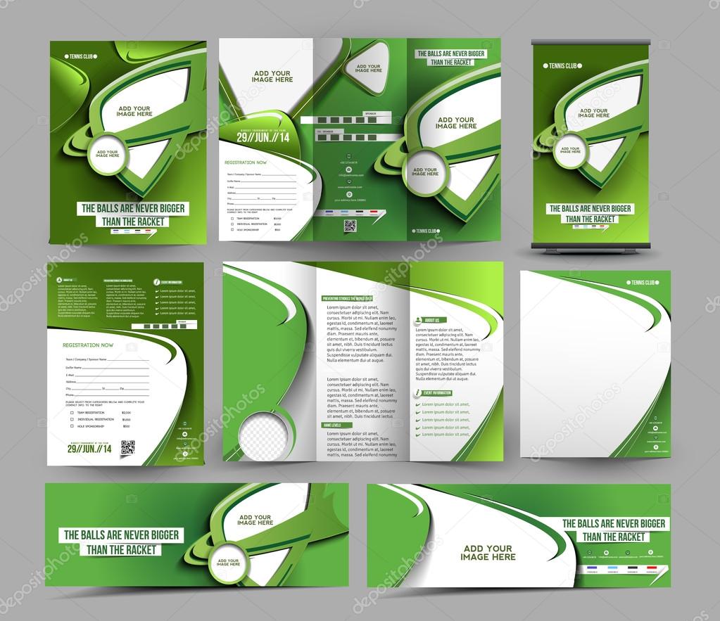 Tennis Club Business Stationery