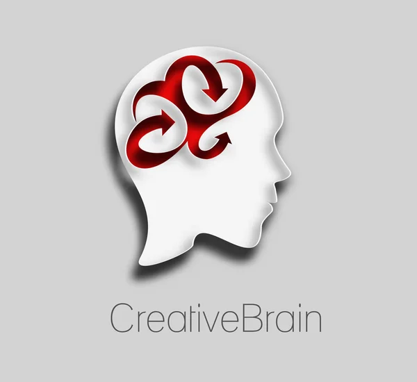 Creative Brain — Stock Vector