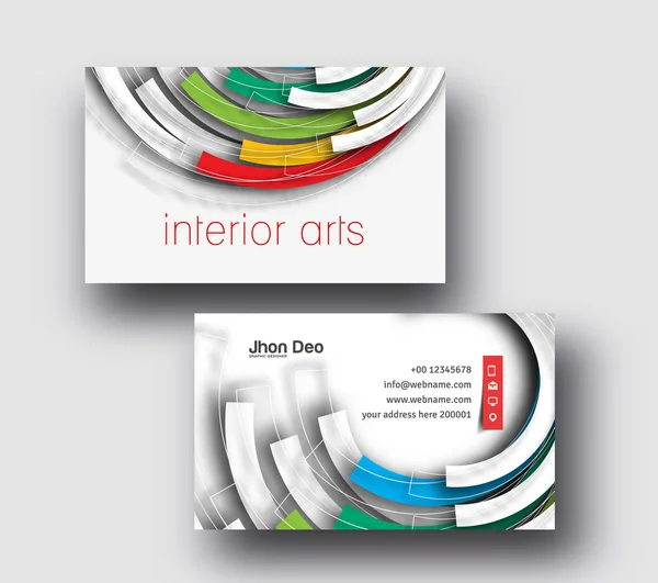 Creative Business Card Template — Stock Vector