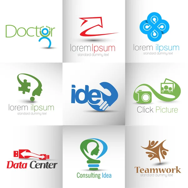 Logotypdesign — Stock vektor