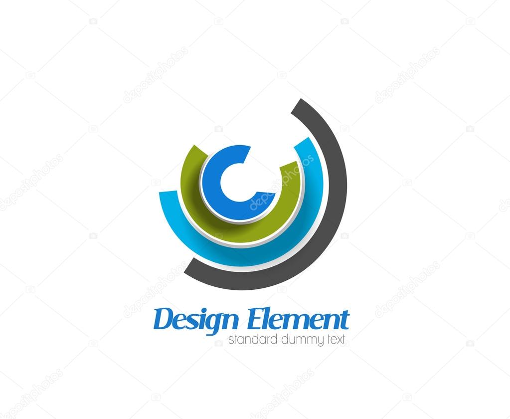 Corporate Success vector logo template.