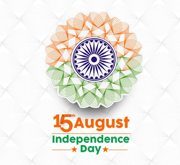 Ημέρα ανεξαρτησίας της Ινδίας έννοια — Διανυσματικό Αρχείο